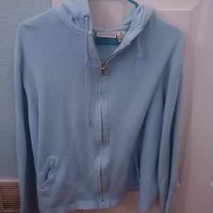 Blue zip up jackets XL
